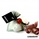 Pochon Coeurs Chocolat vanille caramel