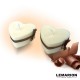 Duo cœur Chocolat Caramel Vanille