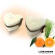 Duo cœur Vétiver Mandarine